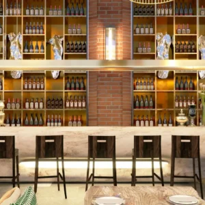 Upscale Restaurant with Open Kitchen