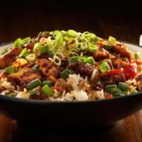 Fried Rice served