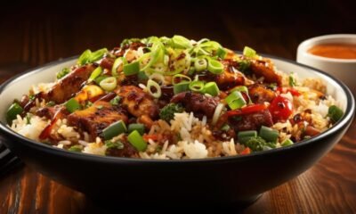 Fried Rice served